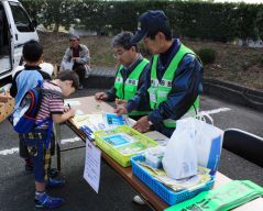 公民館まつりにて防犯啓発